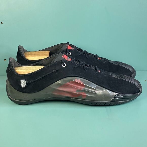 Puma Kraftek SF Black/Red Ferrari Mens Fashion Sneakers   Shoes size  11.5 - Picture 1 of 8